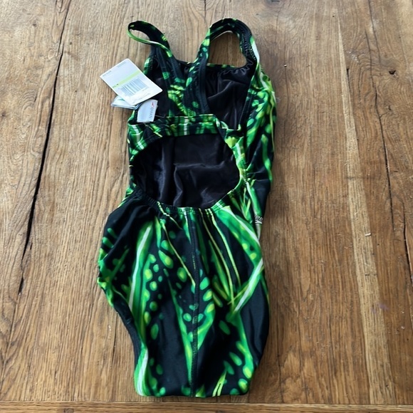 NWT $72 Speedo Women's Reigning Light Flyback One Piece Swimsuit Size: 30 / 4 - Picture 4 of 5